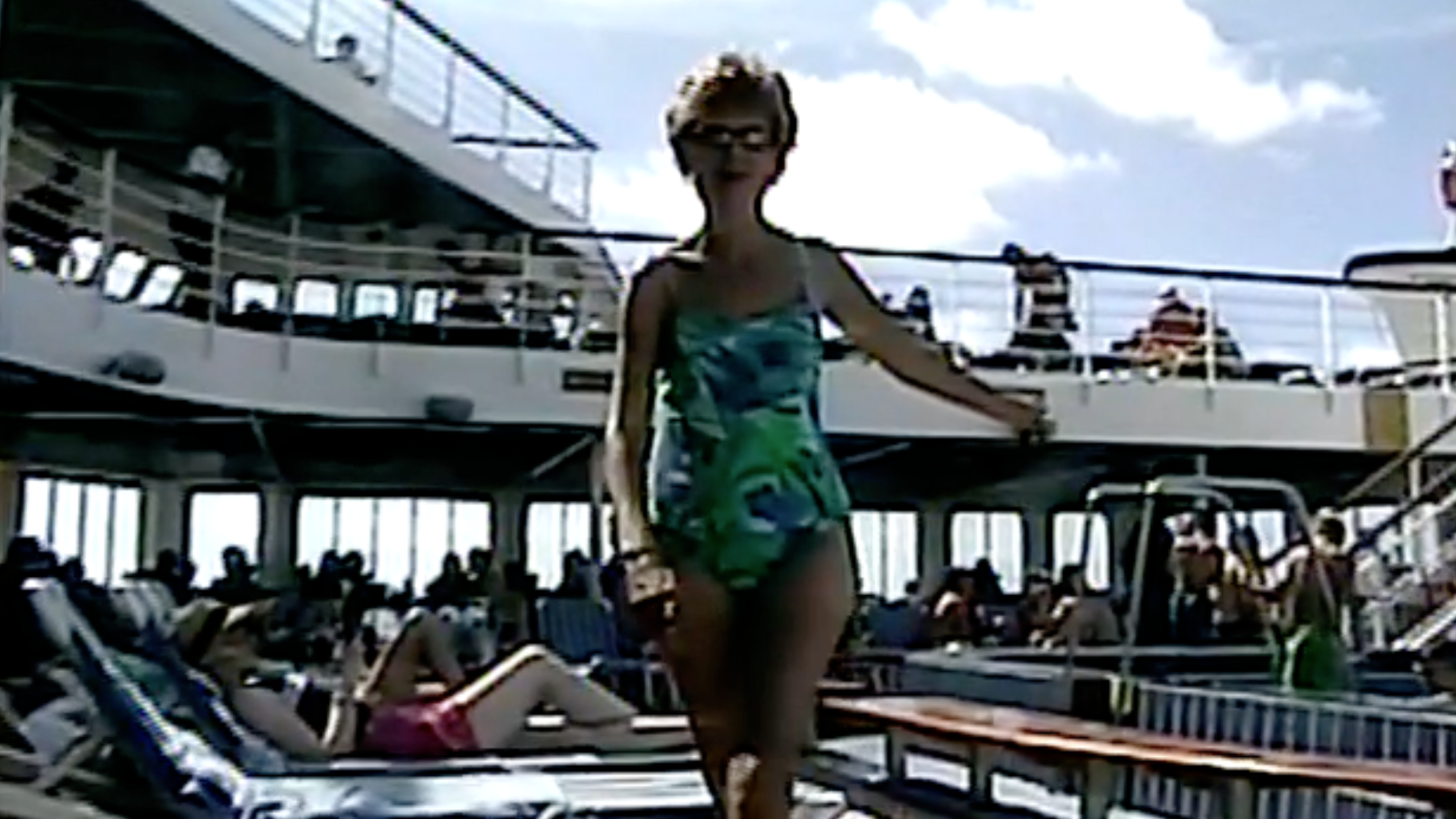 Mother Saving Andrew on Cruise