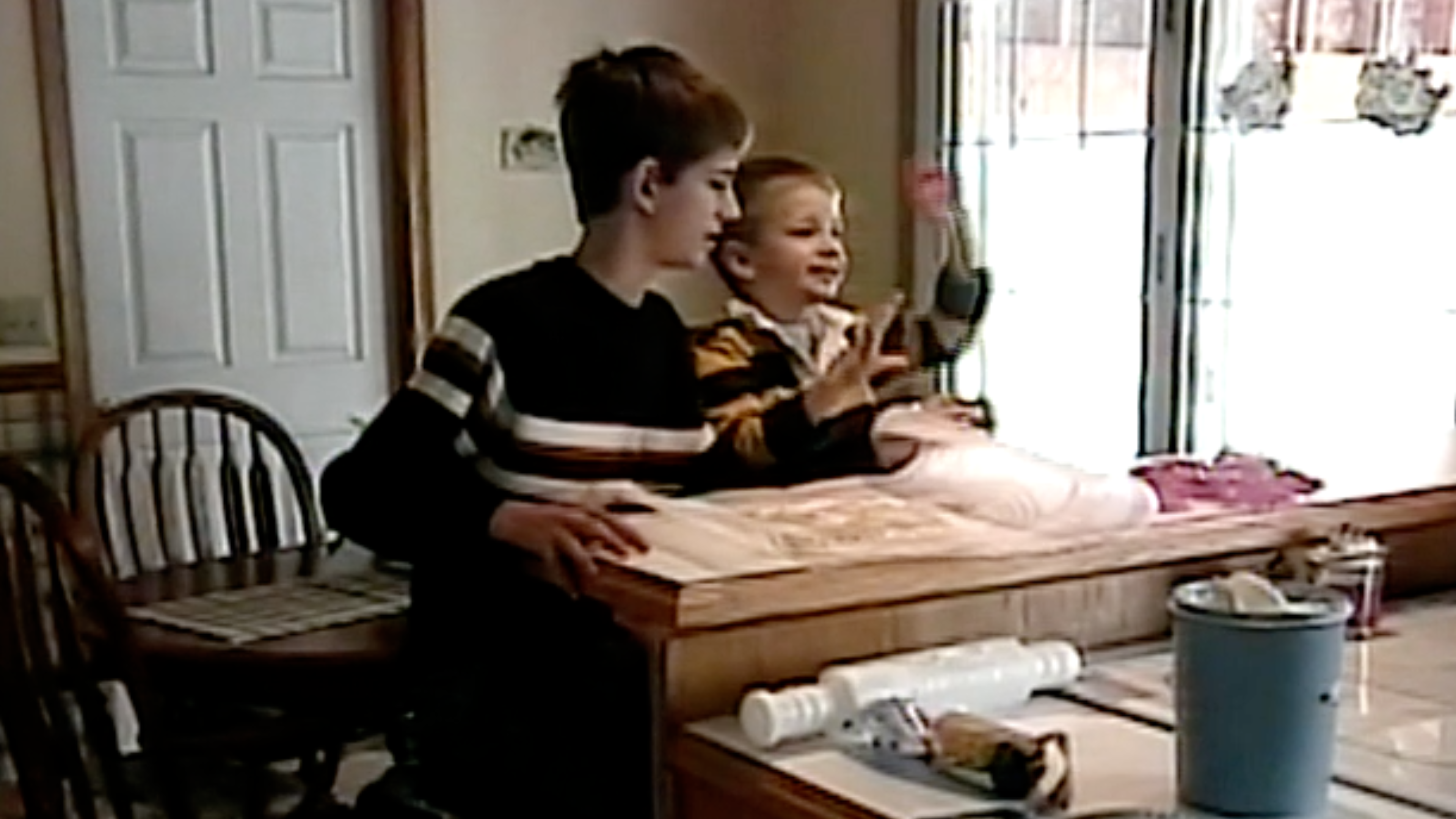Matthew and Andrew Make Cookies