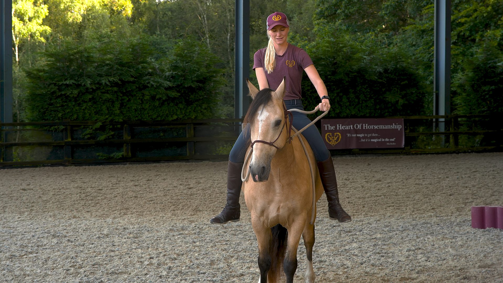 FIRST RIDE ON A YOUNG HORSE