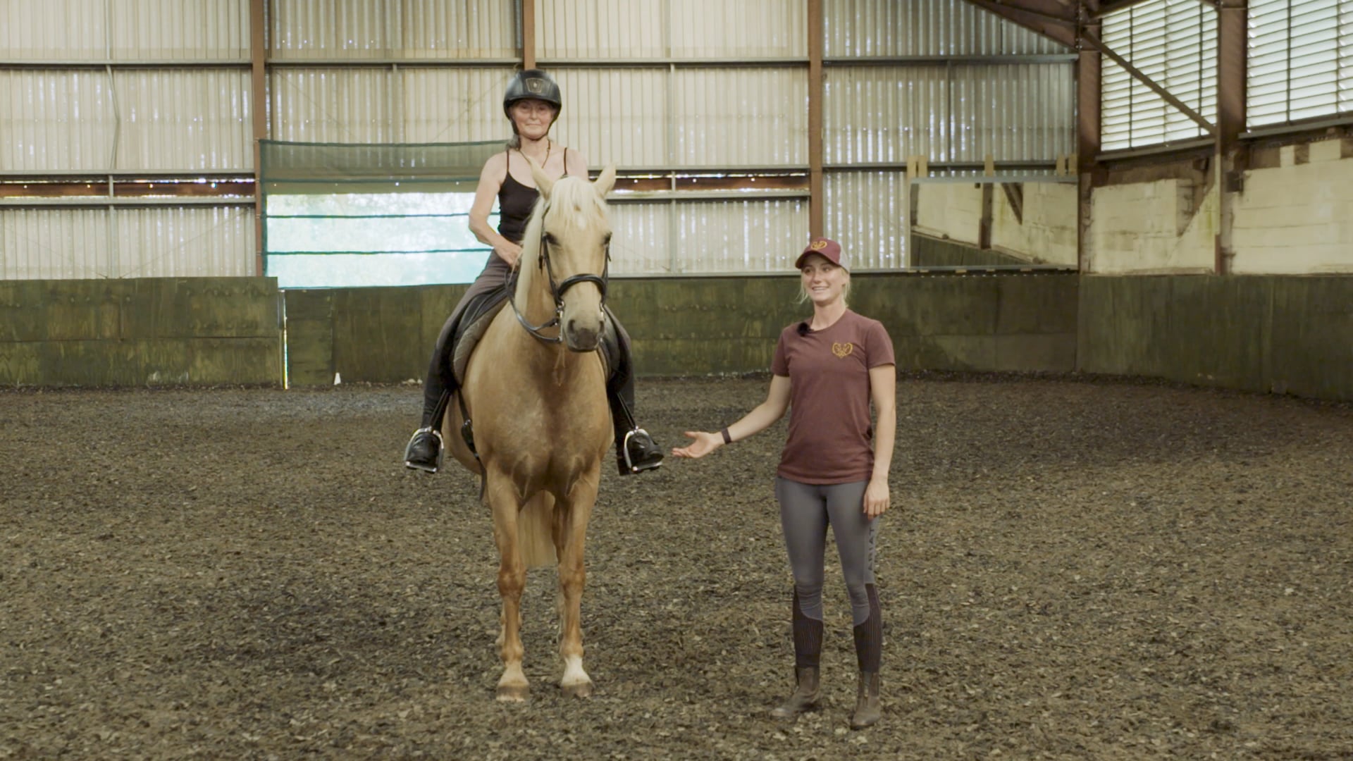 RIDER POSITION WITH ANNETTE AND SAVVY