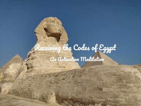 Receiving the Codes of Egypt