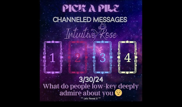 Pick A Pile WHAT DO PEOPLE LOWKEY ADMIRE ABOUT YOU