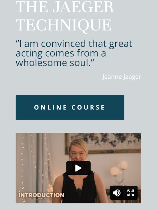 THE JAEGER TECHNIQUE online course