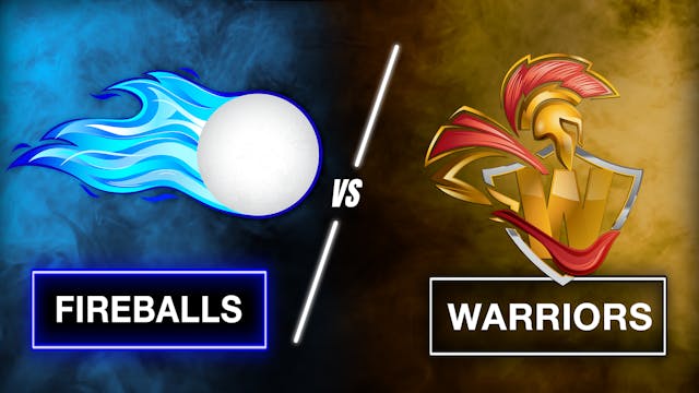 Fireballs vs. Warriors (Monday 11.04)