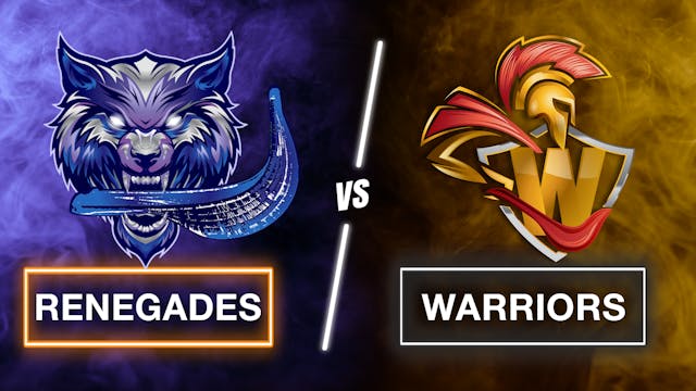 Renegades vs. Warriors (Monday 04.01)