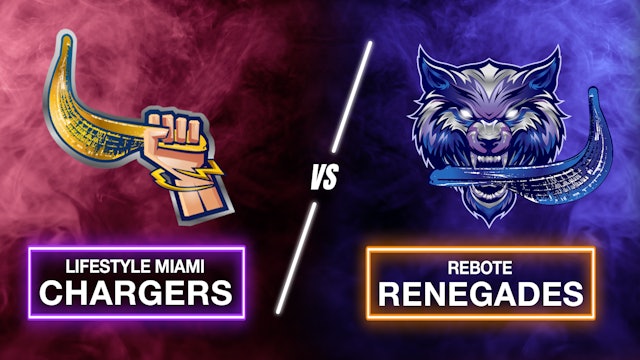 CHARGERS vs. RENEGADES (Tuesday 10.17)