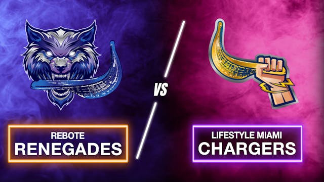 RENEGADES vs. CHARGERS (Tuesday 09.12)
