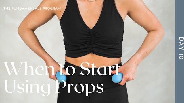 When to Incorporate Props