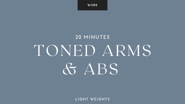 20-min Toned Arms & Abs 
