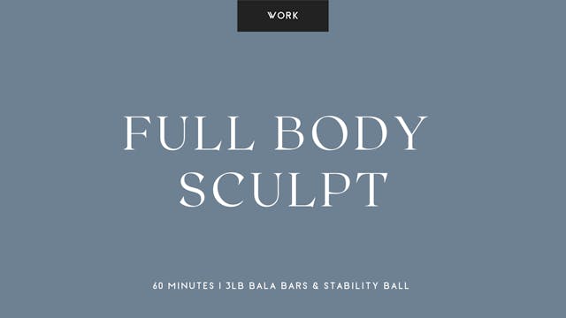 60-Min Full Body Sculpt