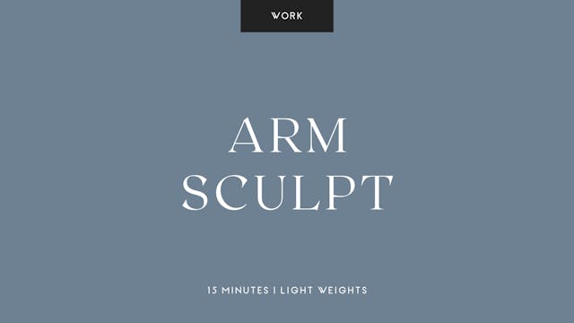 Quadruped Arm Sculpt - 15 Min