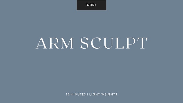 Arm Sculpt - 15 Min