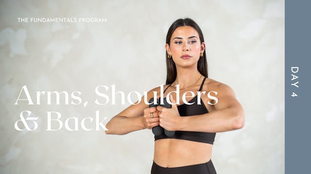 Arms, Shoulders, & Back