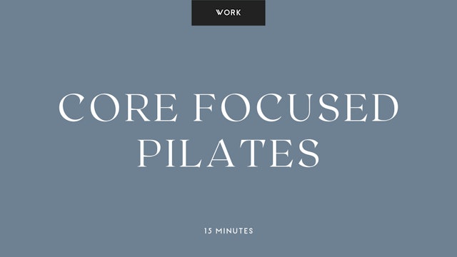 Core Focused Pilates 