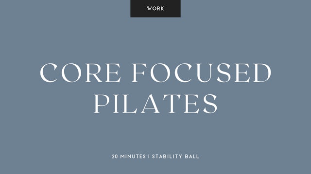 25-Min Core Focused Pilates 