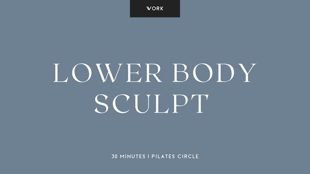 Inner and Outer Thigh Sculpt
