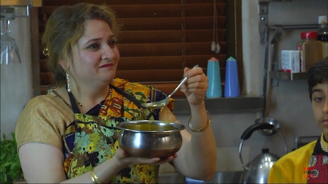 The Love of Vegetarian Cooking with Abha Sharma - Split Pigeon Lentils