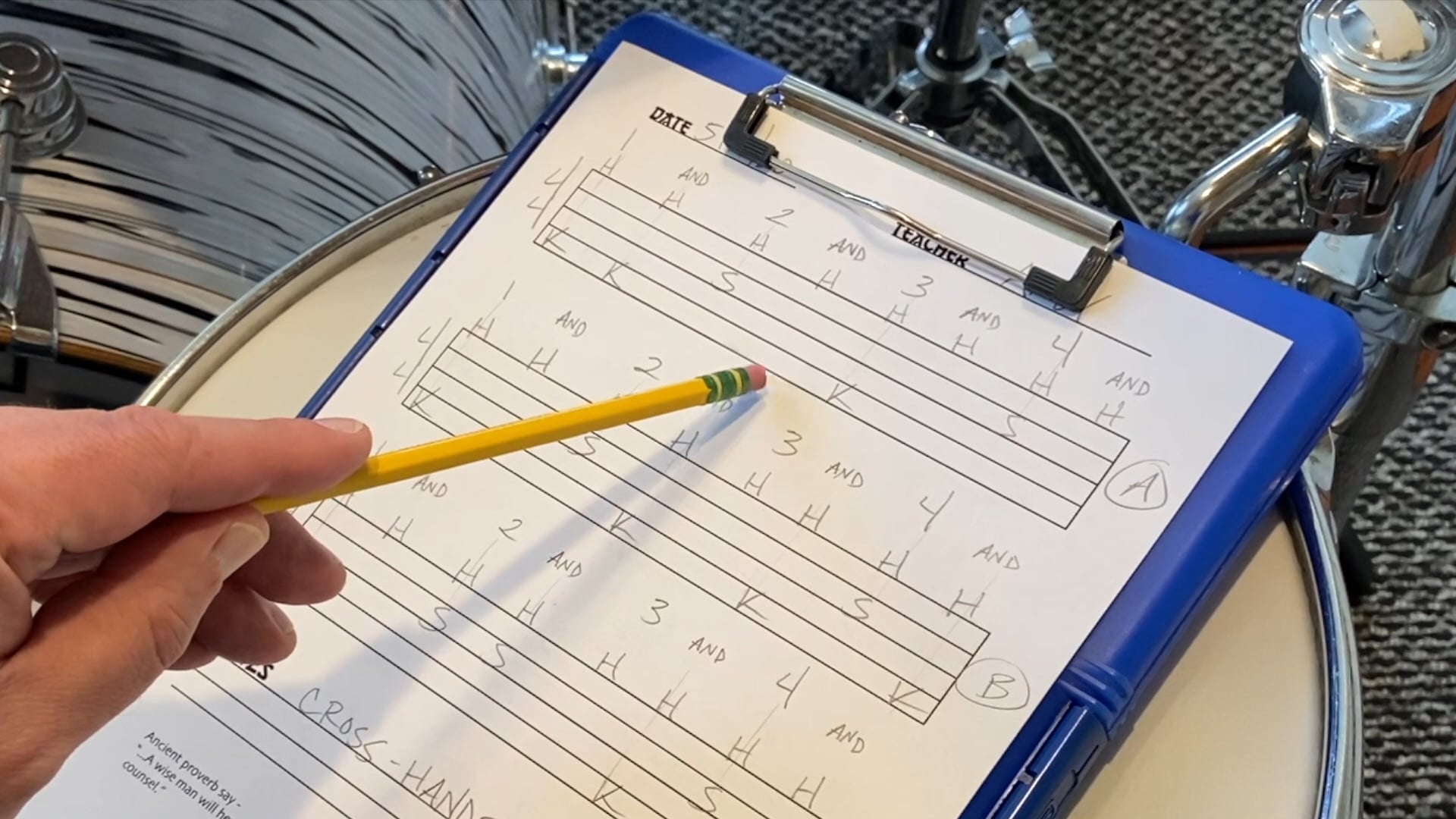 CROSS HANDED vs. OPEN HANDED