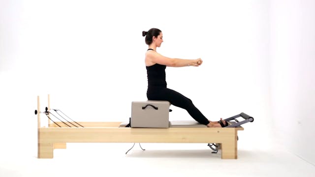 Pilates@home using a home reformer: hamstrings - AthensTrainers®