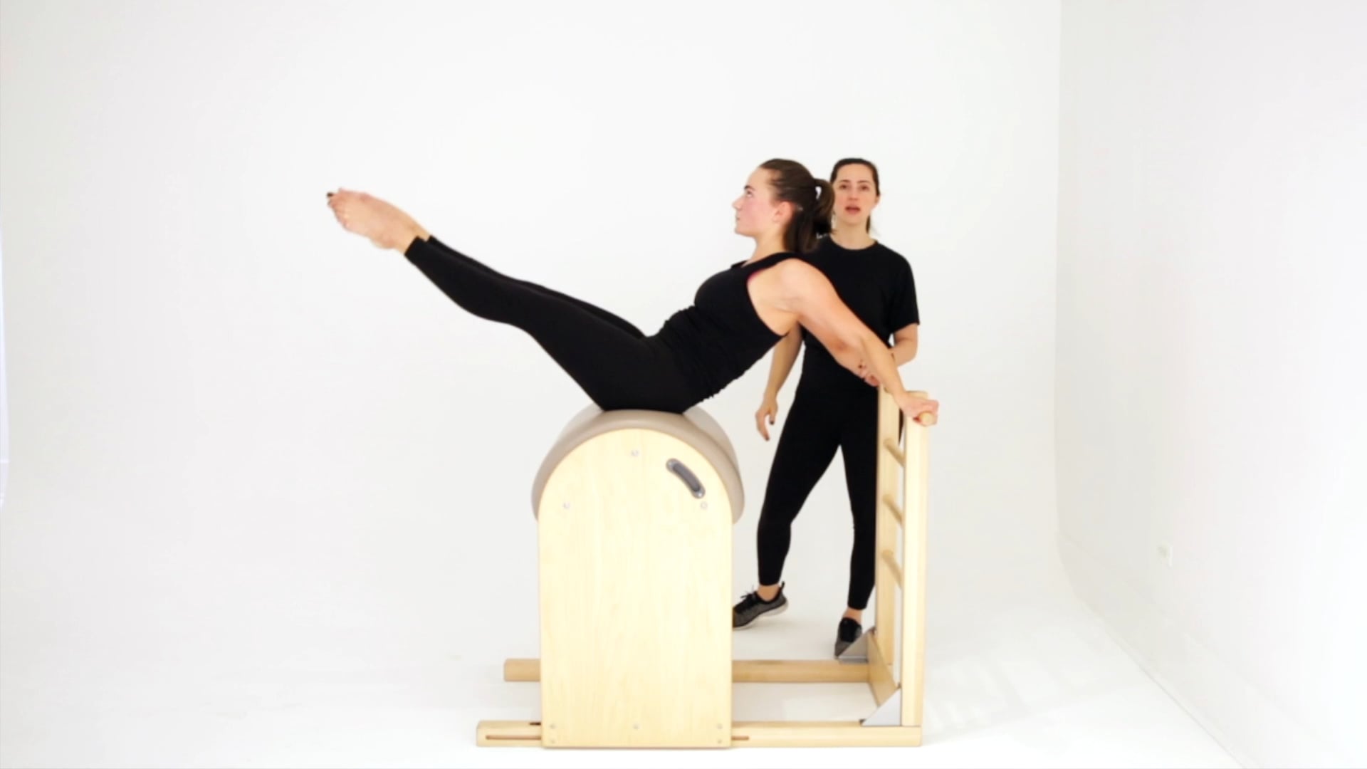 Sitting On Apex (Scissors + Bicycle, Lower And Lift + Circles, Hip Twist)