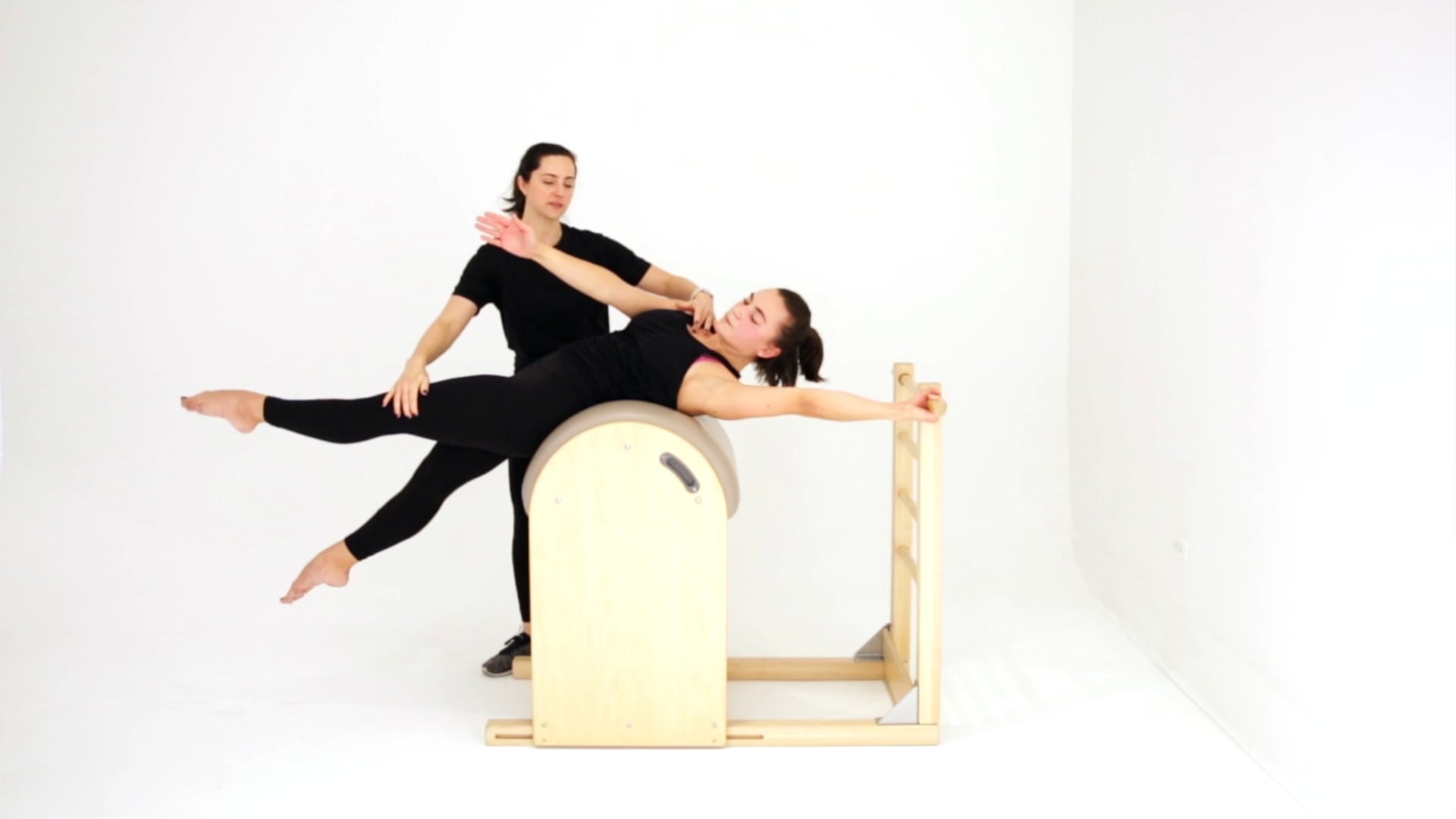 Sitting On Apex (Thoracic Rotation With Arm Circles)