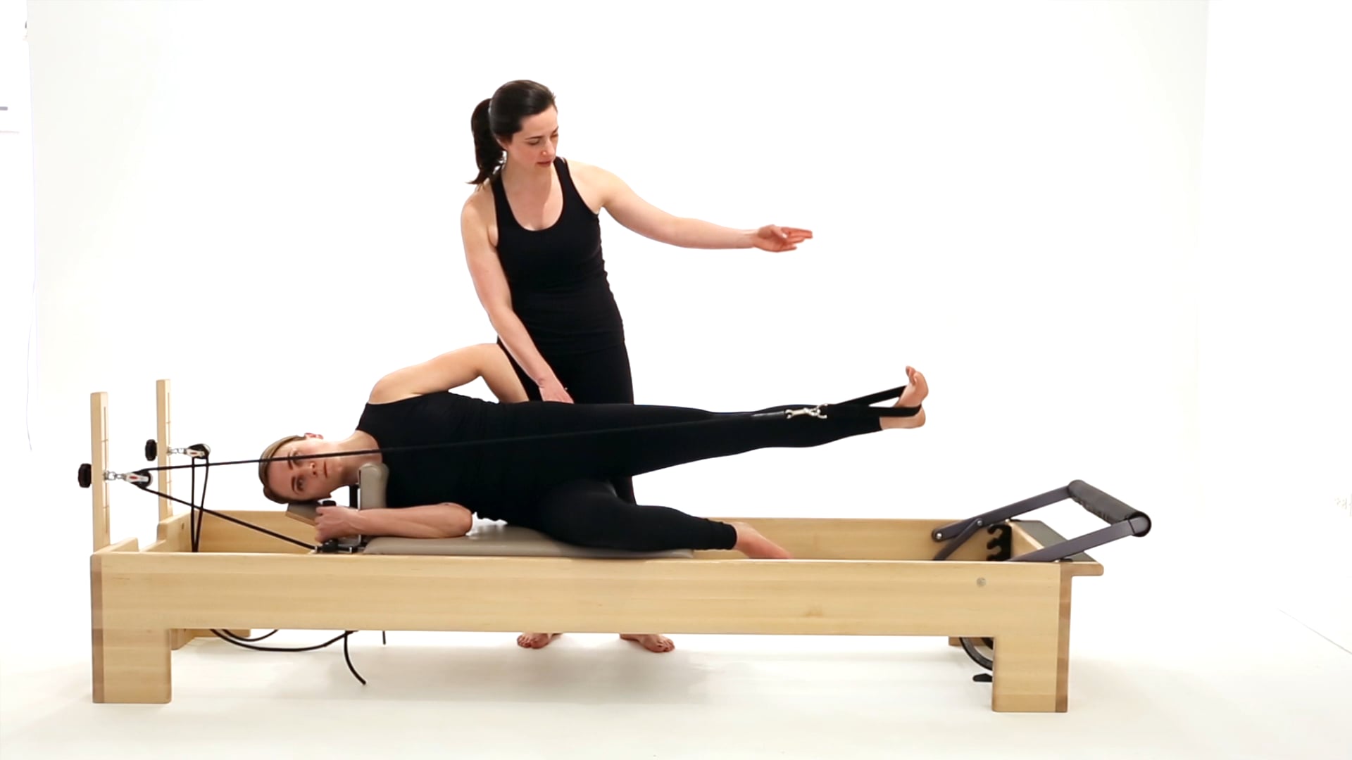 Sidelying Foot in Straps (Abduction)