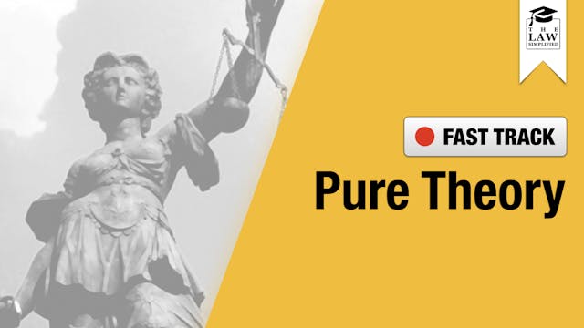 Fast Track | Jurisprudence: Pure Theory