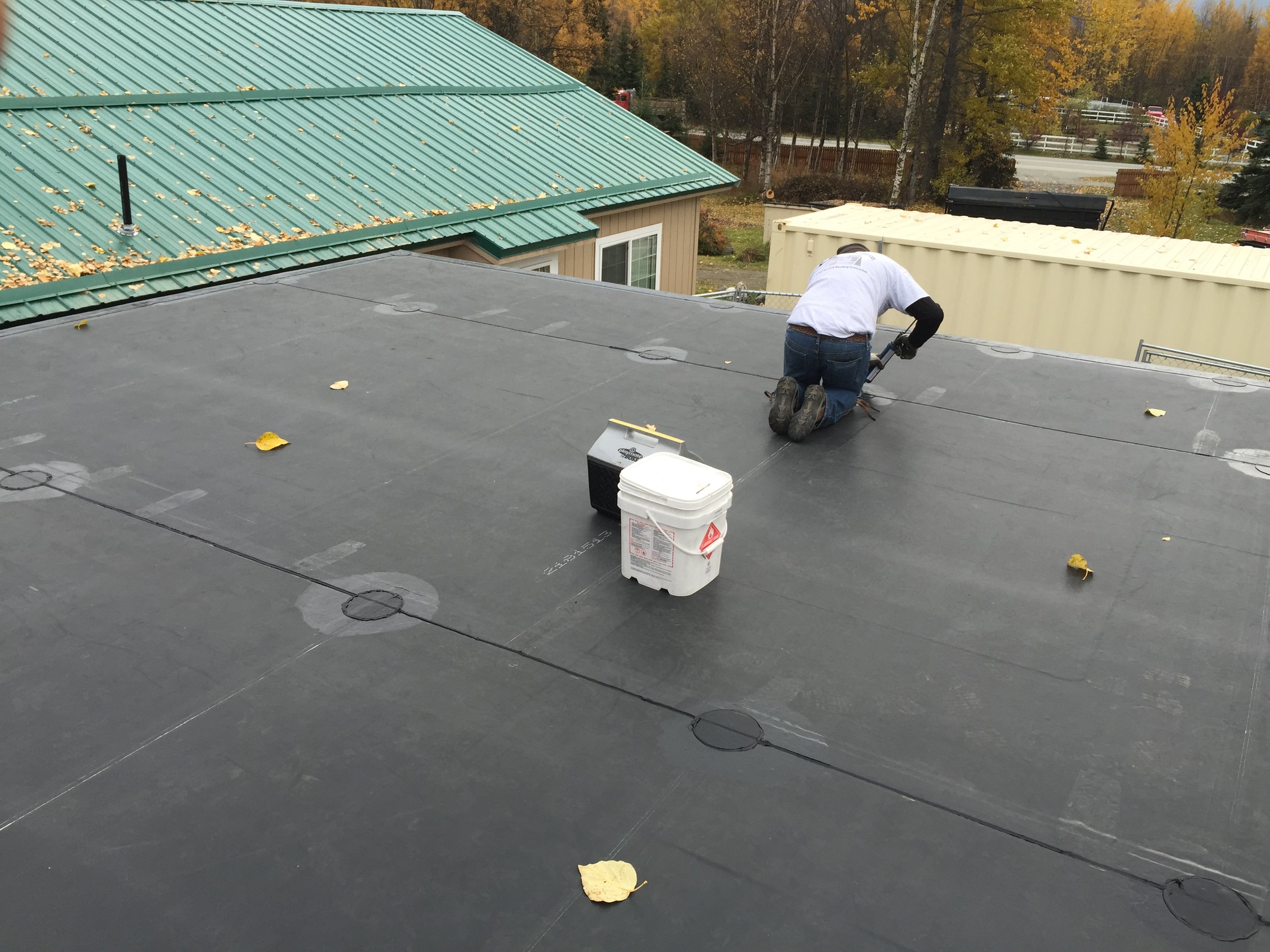 Low Slope Roof-EPDM Rubber