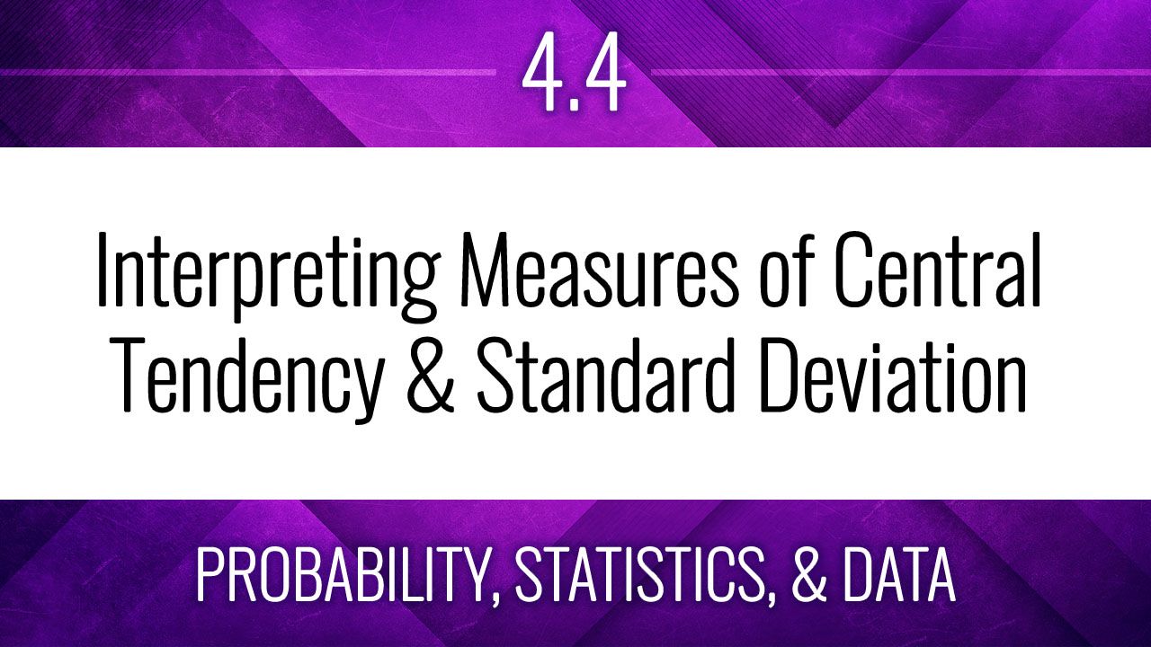 Competency 4 4 Interpret Measures Of Central Tendency Word Problems Ftce General Knowledge Math Practice Problems And Video Solutions