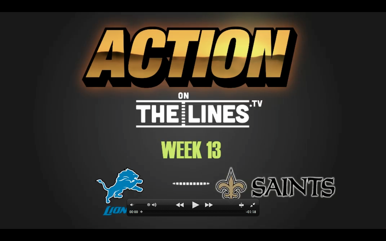 NFL- DET VS NO- Dec 4