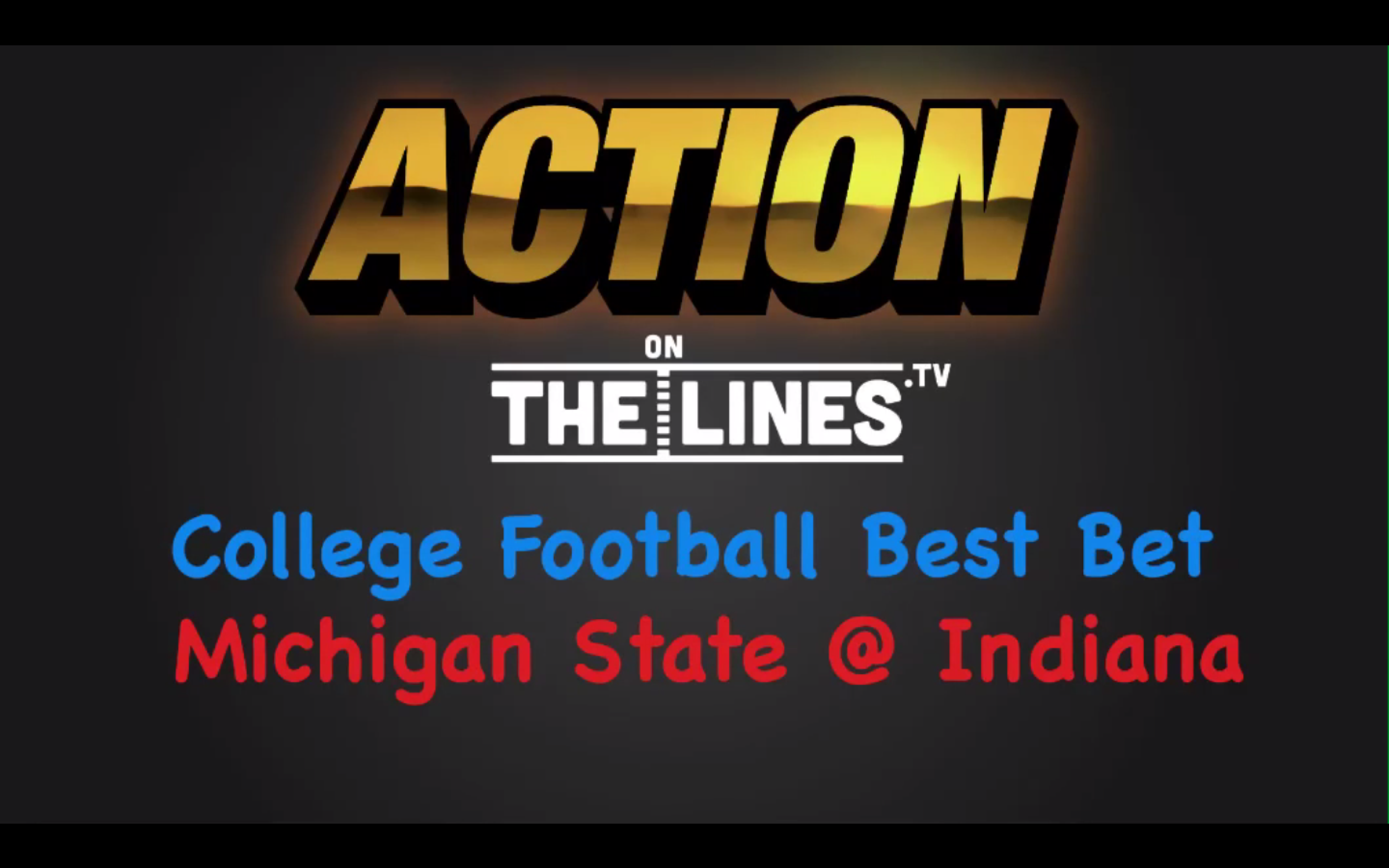 CFB: MSU vs IND- Oct 1