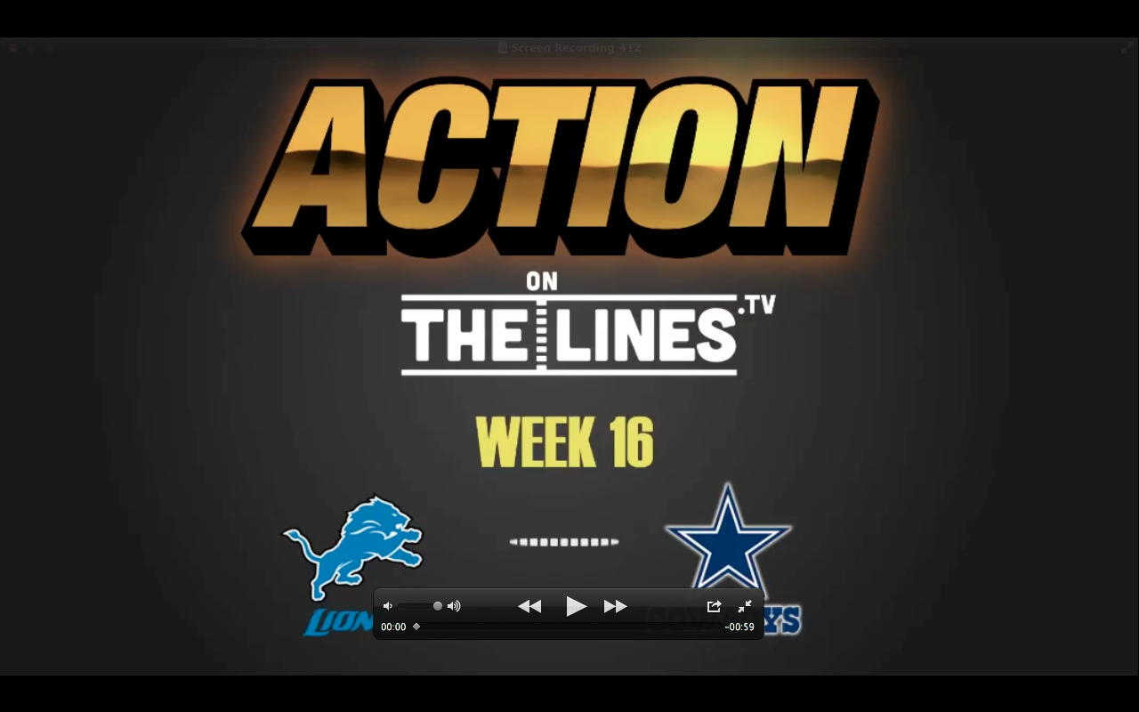 NFL- DET @ DAL- DEC 26