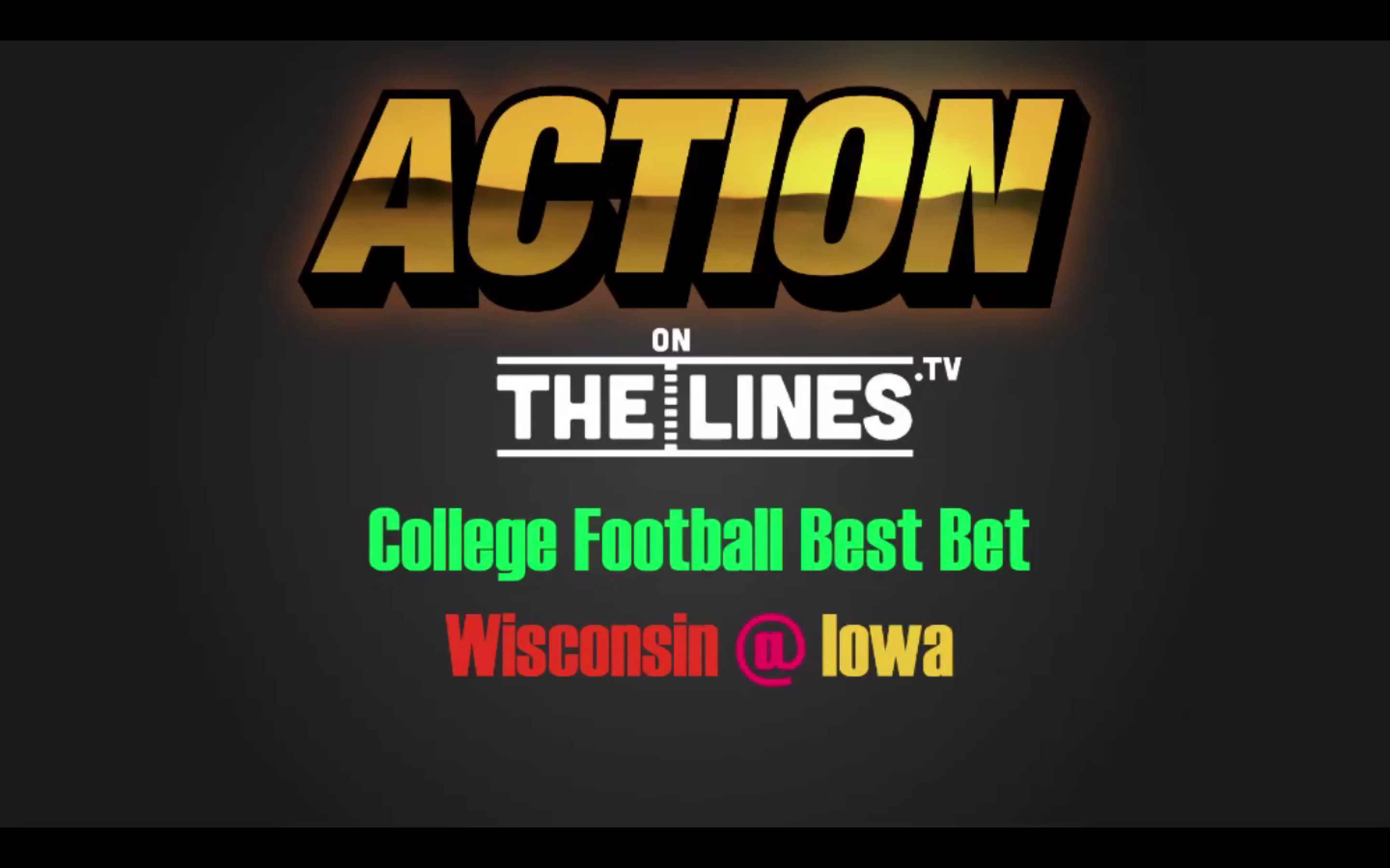 CFB: Wisc vs Iowa- Oct 22