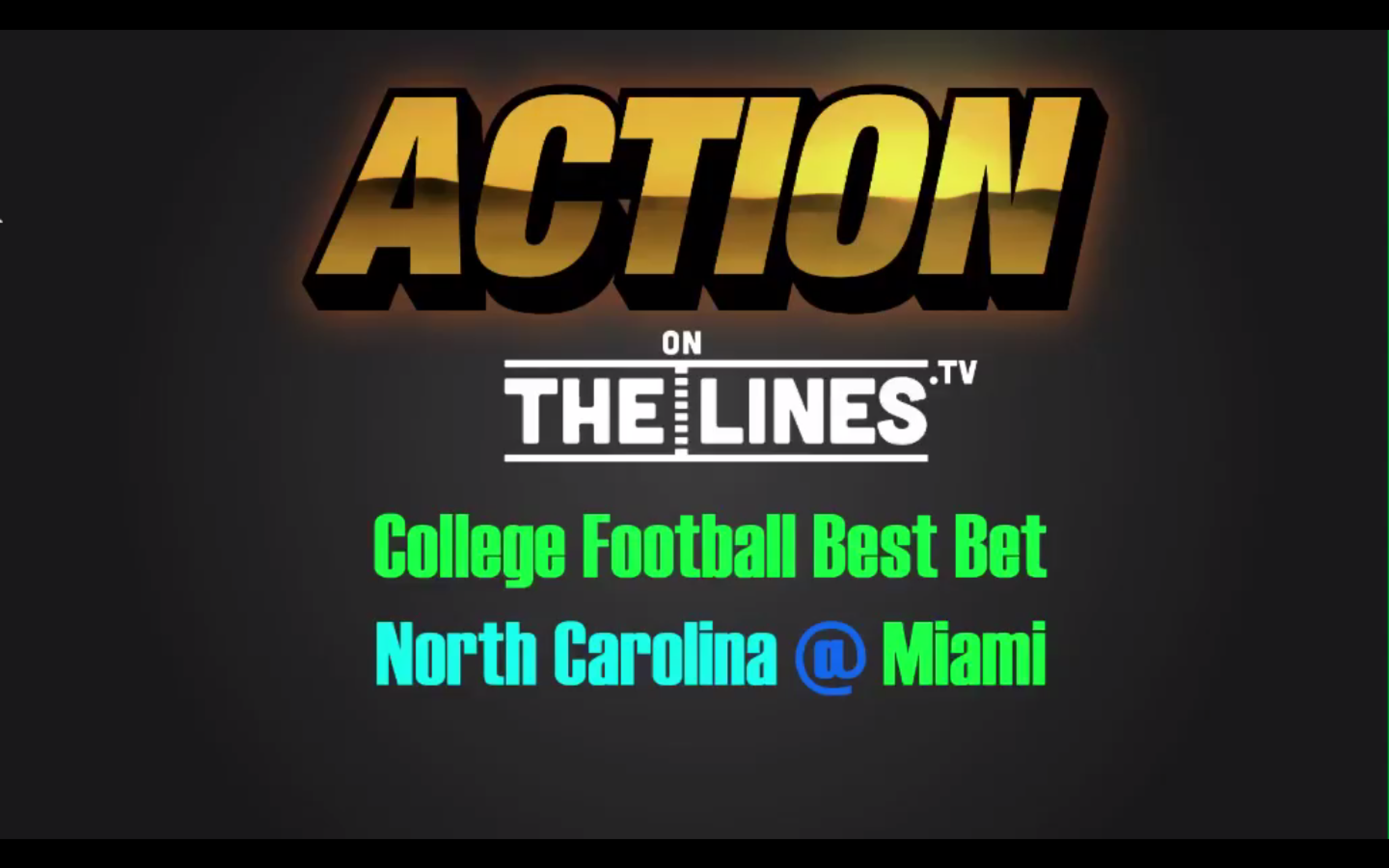 CFB: NC vs Mia- Oct 15