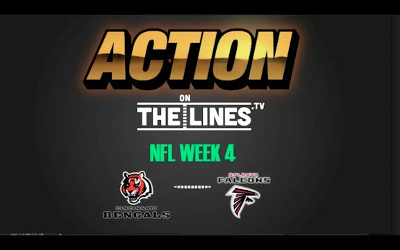 NFL- CIN @ ATL- Sept 30