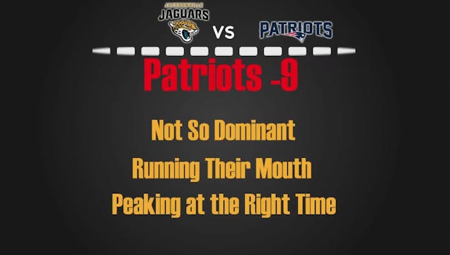 NFL- JAX @ NE- JAN 21