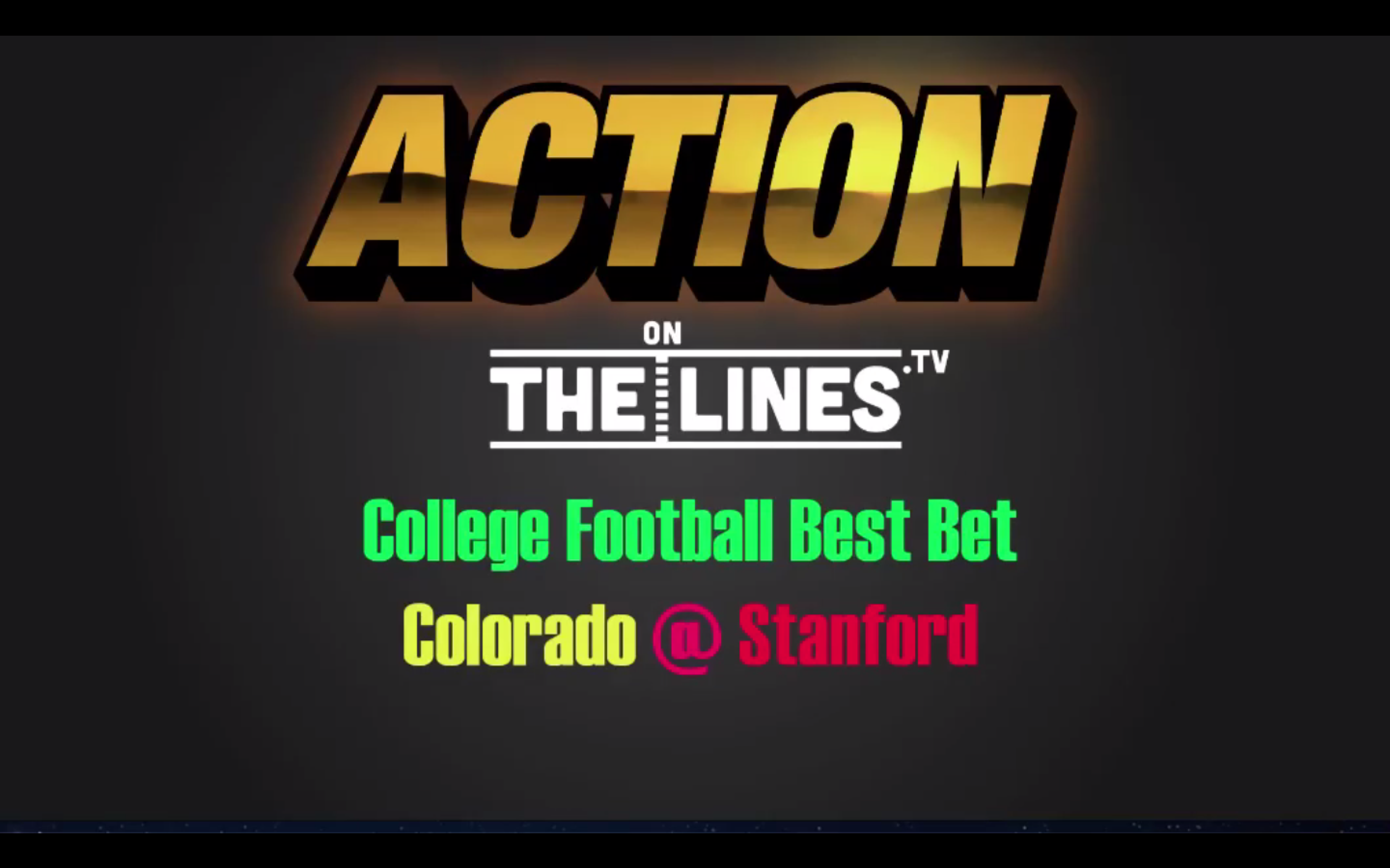 CFB: Col vs Stan- Oct 22