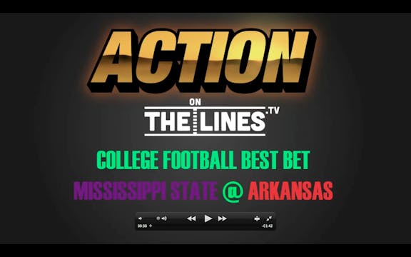 CFB- MISS ST @ ARK- NOV 18