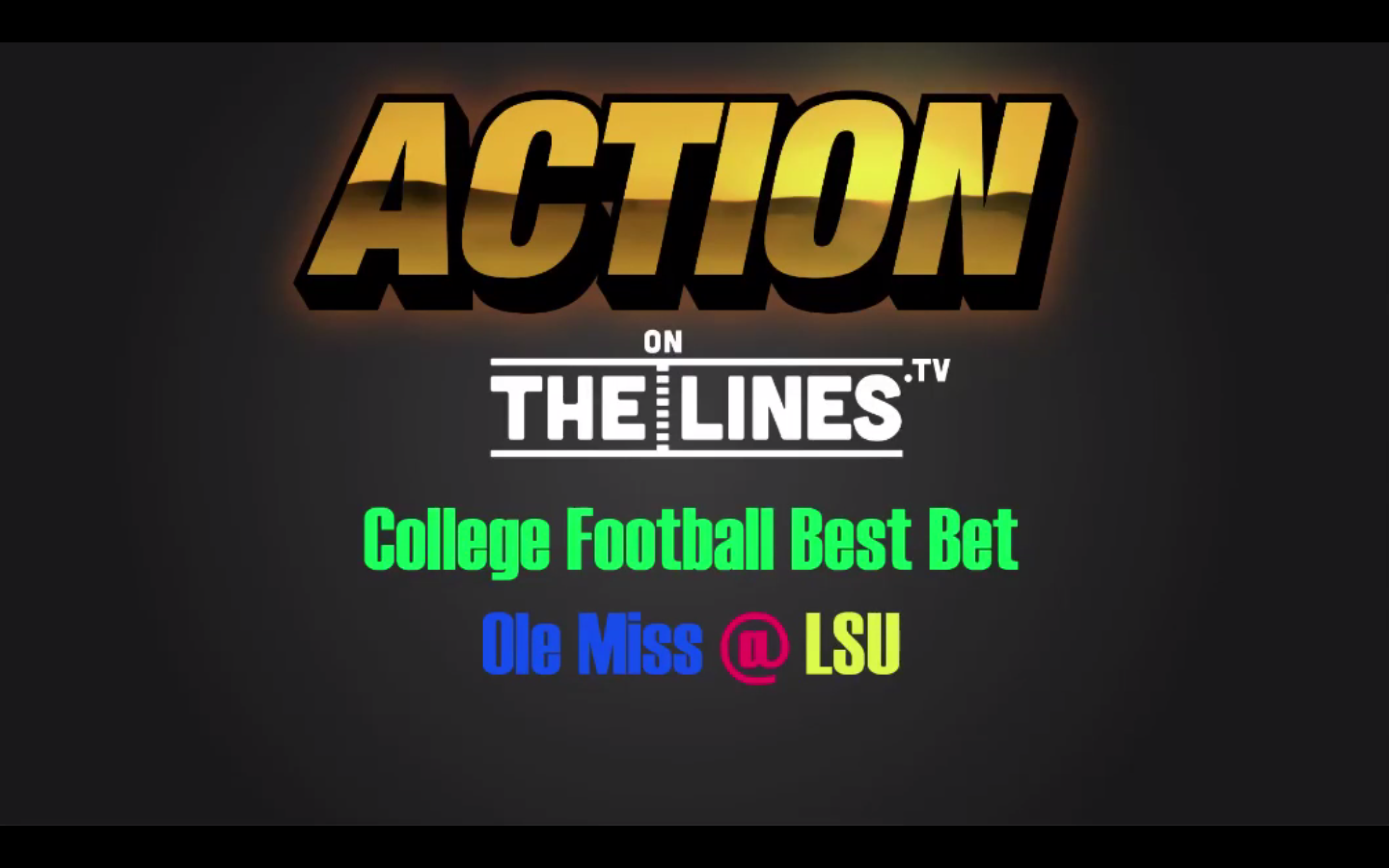 CFB: MISS vs LSU- Oct 22