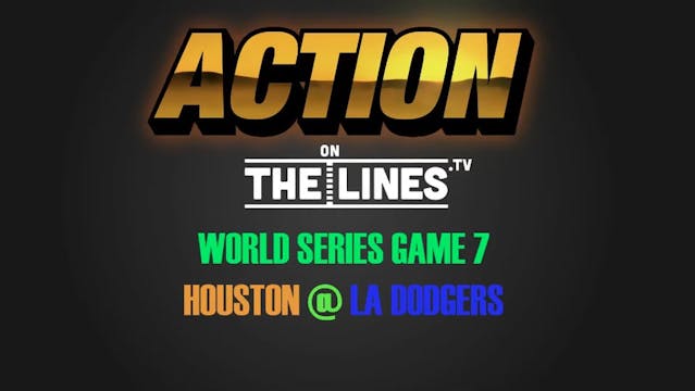 MLB- HOU @ LAD- NOV 1