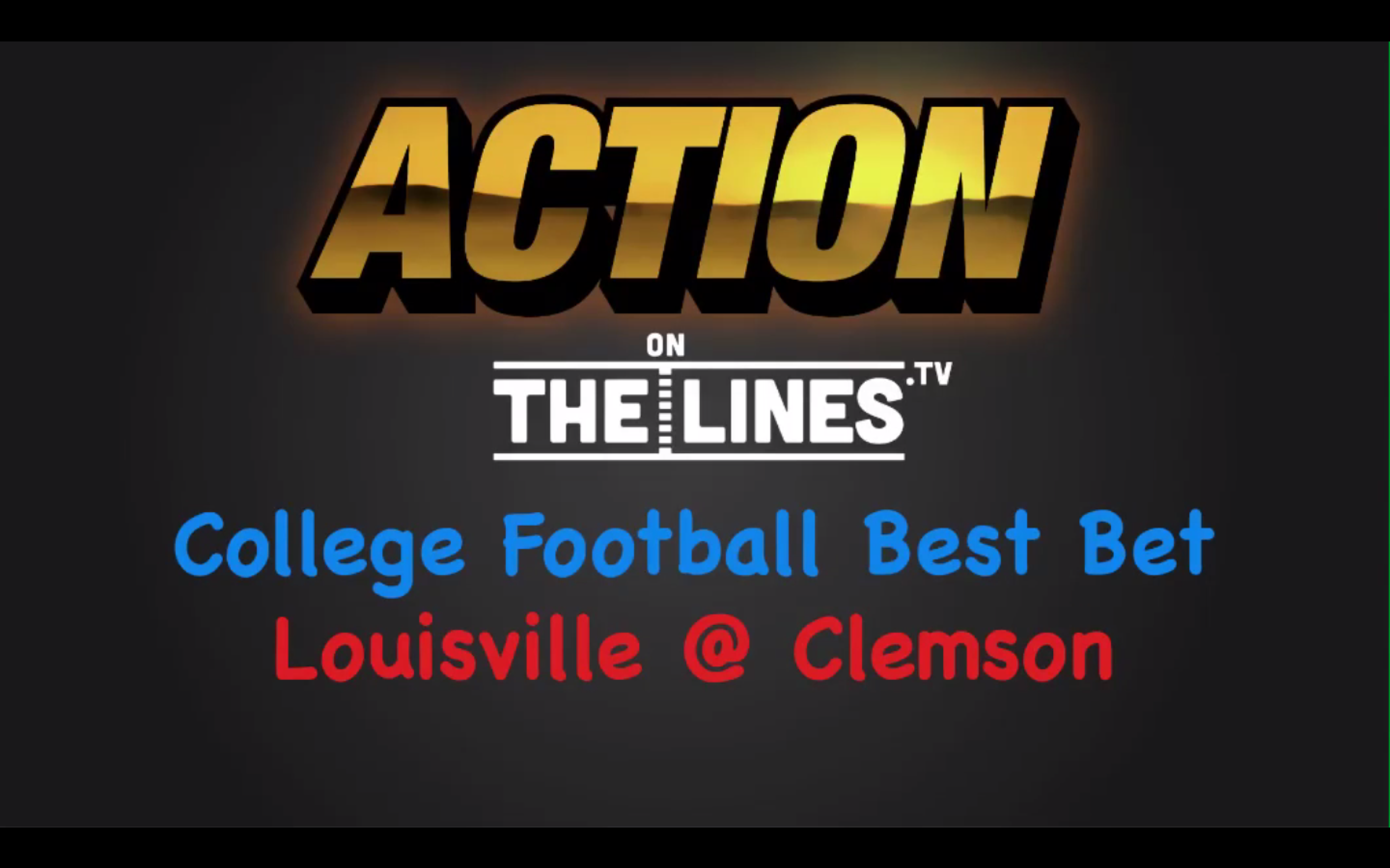 CFB: Lou v Clem- Oct 1