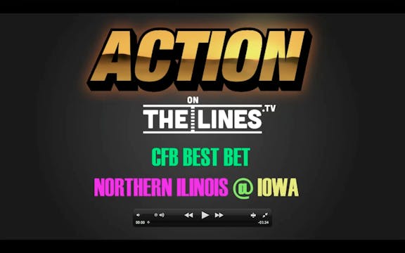 CFB- NIU @ IOWA- SEPT 1