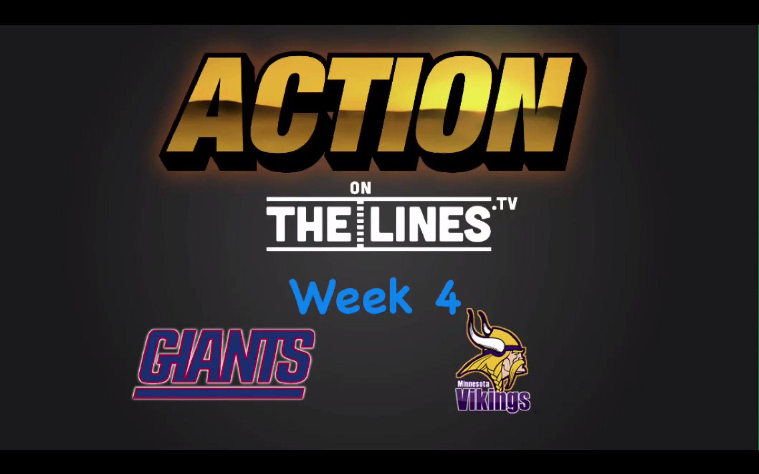 NFL: NYG vs Min- Oct 3