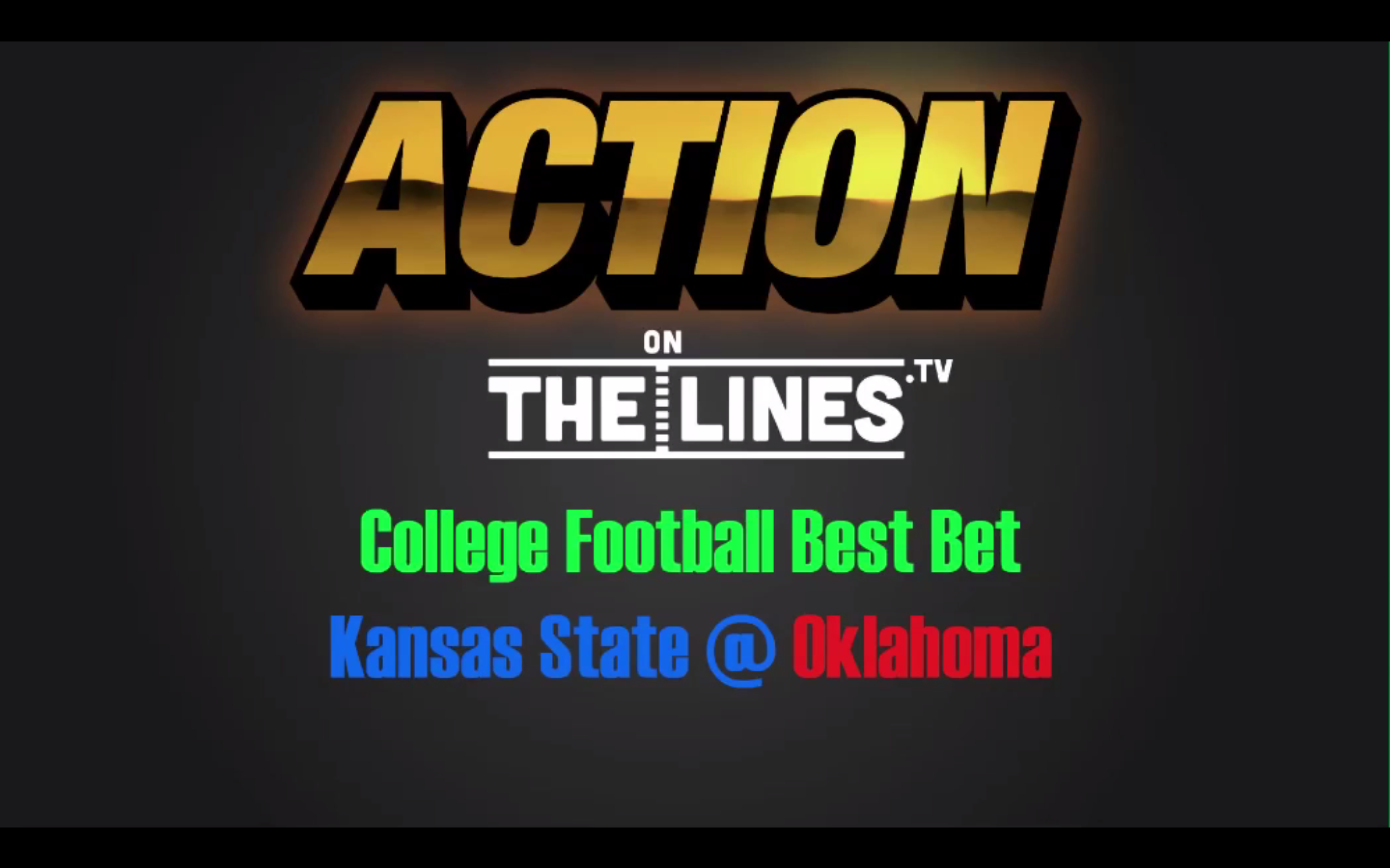 CFB: KSU vs OKL- Oct 15