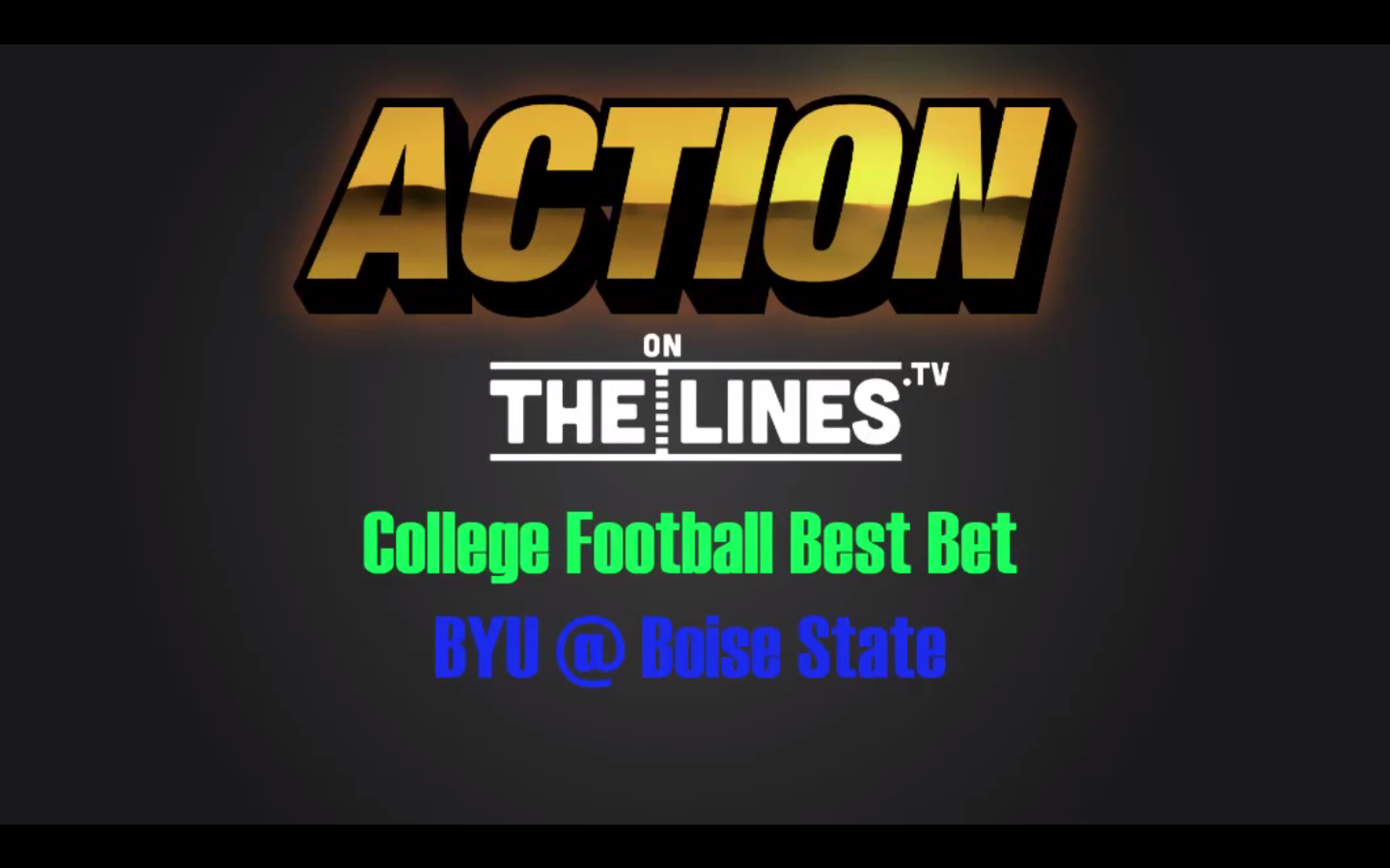 CFB: BYU vs BSU- Oct 20