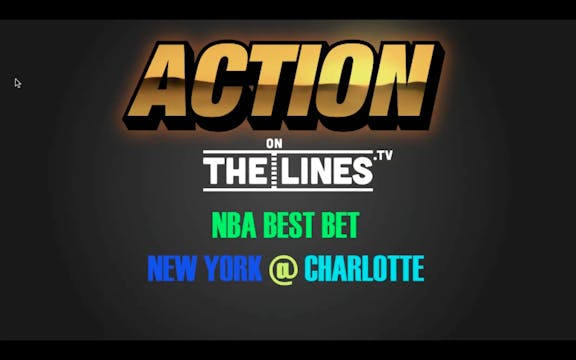 NBA- Nyk vs Cha- Nov 26
