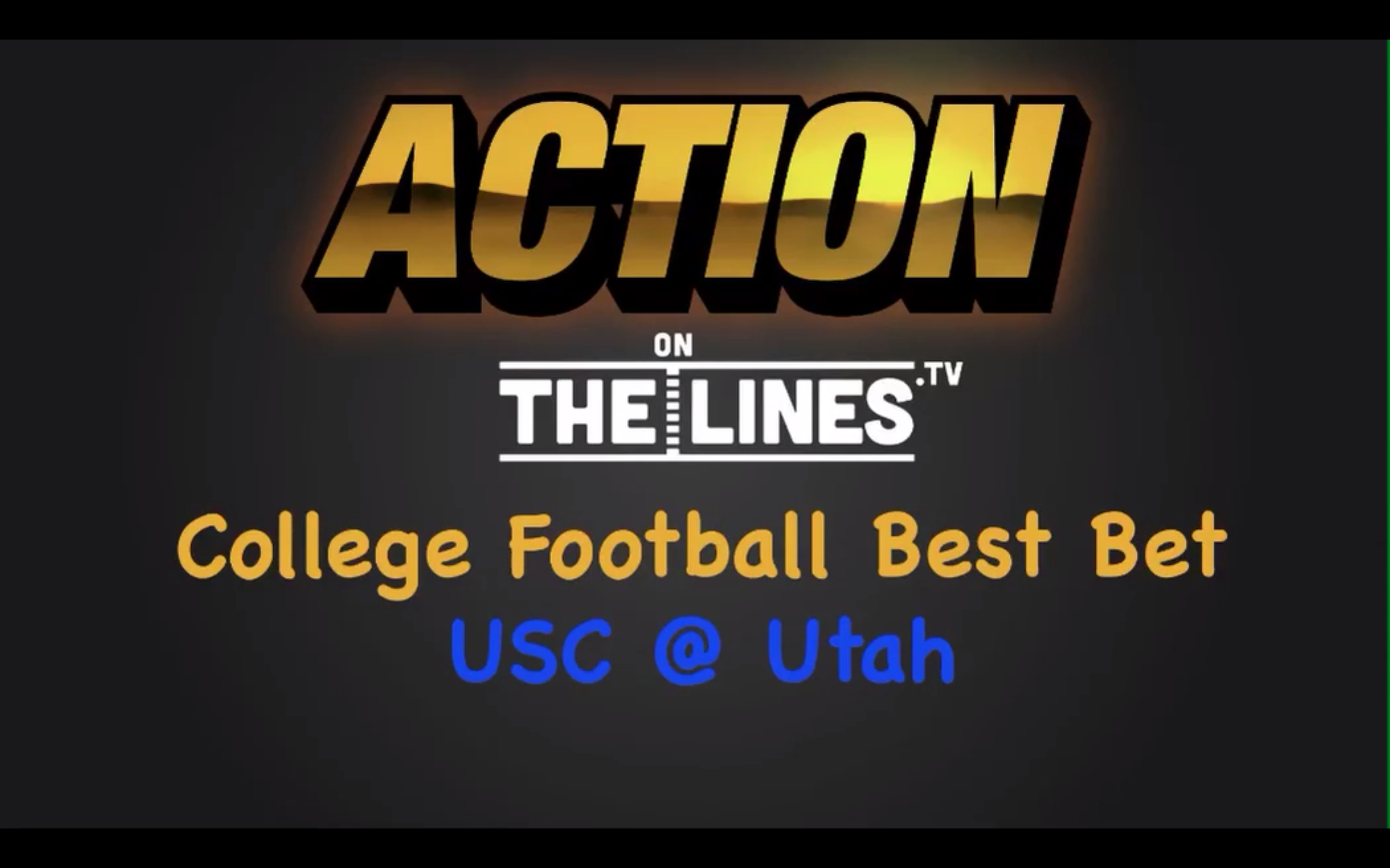 CFB: USC v UTAH - Sept 23, 2016