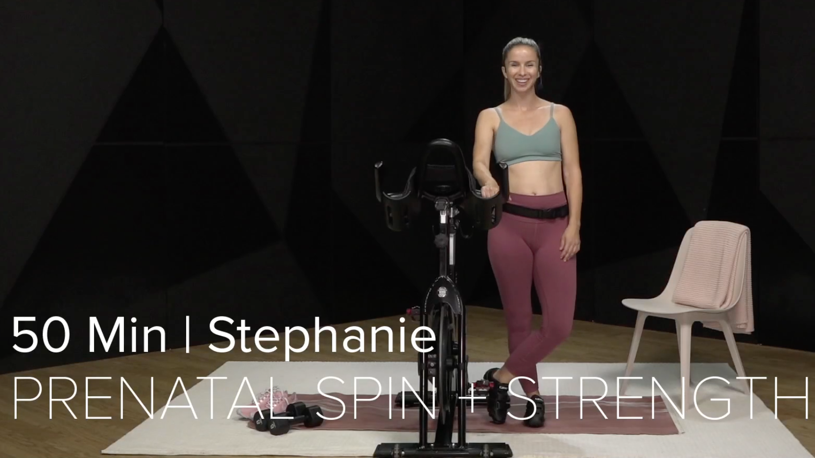 05- PRENATAL SPIN + STRENGTH WITH STEPHANIE (50 MIN)