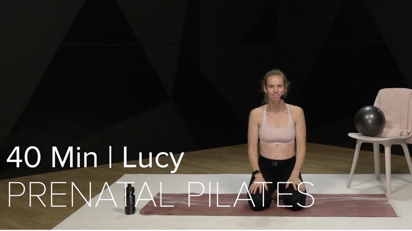 14- PRENATAL PILATES WITH LUCY (40 MIN)