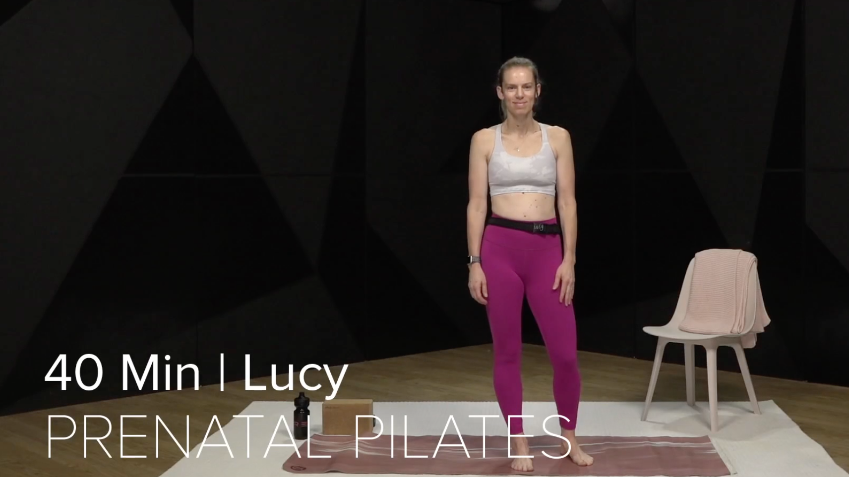 12- PRENATAL PILATES WITH LUCY (40 MIN)